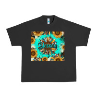 Pigment Black blessed sunflowers Urban Heavy Tee - RanaPortraitStore