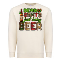 Sandshell dear santa just bring a beer with a beer bottle Premium Sweatshirt - AdoDesignShop