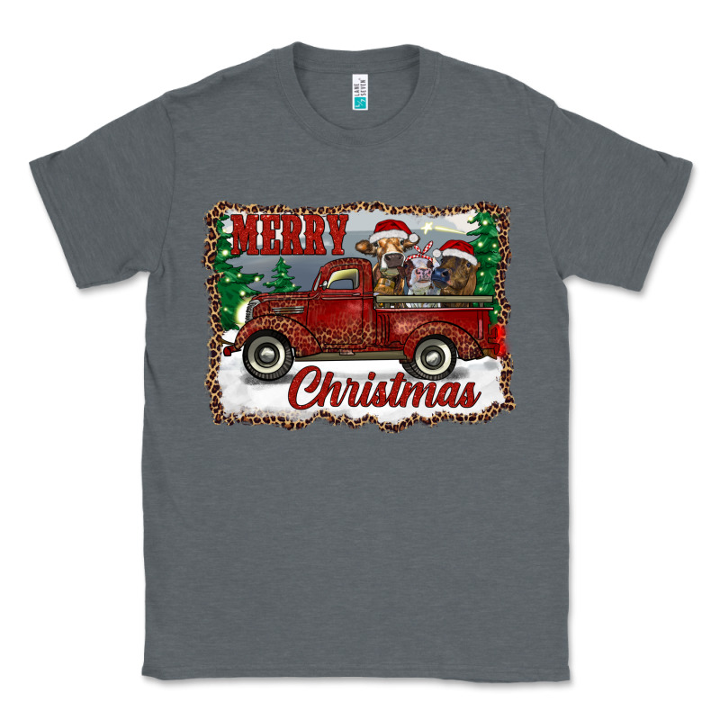 Christmas Truck With Cows Classic Tee by RanaPortraitStore | Teevron