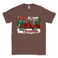 Chestnut christmas truck with cows Classic Tee - RanaPortraitStore