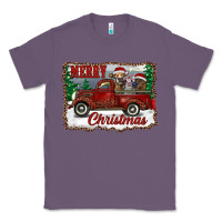 Lavender christmas truck with cows Classic Tee - RanaPortraitStore