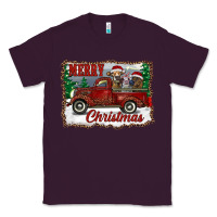 Plum christmas truck with cows Classic Tee - RanaPortraitStore