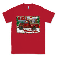 Red christmas truck with cows Classic Tee - RanaPortraitStore