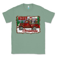 Sage christmas truck with cows Classic Tee - RanaPortraitStore