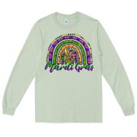 Matcha mardi gras rainbow and fleur de lis Long Sleeve Tee - RanaPortraitStore