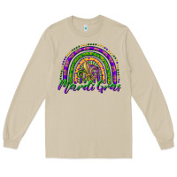 Mushroom mardi gras rainbow and fleur de lis Long Sleeve Tee - RanaPortraitStore