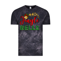 Cloud Black christmas jingle bells Vintage Tee - BarkalooDesign