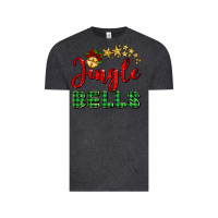 Vintage Black christmas jingle bells Vintage Tee - BarkalooDesign