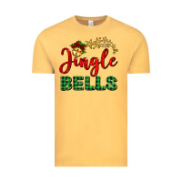 Vintage Mustard christmas jingle bells Vintage Tee - BarkalooDesign