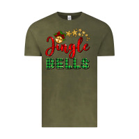 Vintage Olive christmas jingle bells Vintage Tee - BarkalooDesign