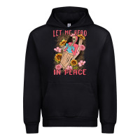 Black let me read in peace Urban Hoodie - MaliasSmallBusiness