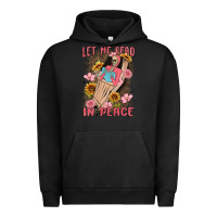 Pigment Black let me read in peace Urban Hoodie - MaliasSmallBusiness