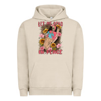 Pigment French Oak let me read in peace Urban Hoodie - MaliasSmallBusiness