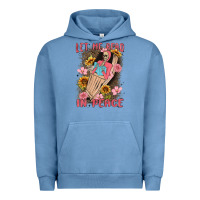 Pigment Pebble Blue let me read in peace Urban Hoodie - MaliasSmallBusiness