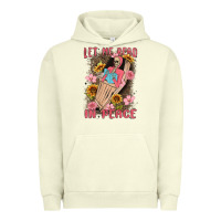 Pigment Pistachio let me read in peace Urban Hoodie - MaliasSmallBusiness