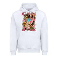 White let me read in peace Urban Hoodie - MaliasSmallBusiness