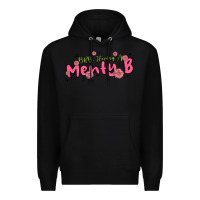 Black having a menty b, cute and trendy Premium Hoodie - MaliasSmallBusiness