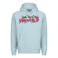 Blue Mist having a menty b, cute and trendy Premium Hoodie - MaliasSmallBusiness