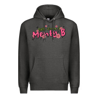 Charcoal Heather having a menty b, cute and trendy Premium Hoodie - MaliasSmallBusiness
