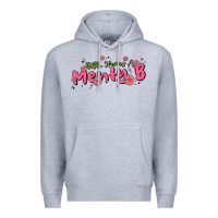 Heather Grey having a menty b, cute and trendy Premium Hoodie - MaliasSmallBusiness