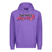 Purple having a menty b, cute and trendy Premium Hoodie - MaliasSmallBusiness