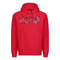 Red having a menty b, cute and trendy Premium Hoodie - MaliasSmallBusiness