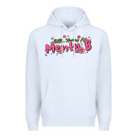 White having a menty b, cute and trendy Premium Hoodie - MaliasSmallBusiness