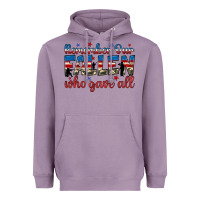 Lavender remember our fallen who gave all Heavyweight Hoodie - JahusDesignShop