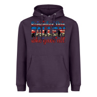 Plum remember our fallen who gave all Heavyweight Hoodie - JahusDesignShop