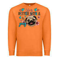 Carrot life is better with a pug Premium Sweatshirt - Jasminsmagicworld