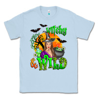 Dusty Blue witchy and wild Classic Tee - Zillion Design Studio