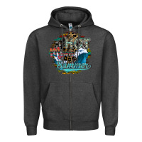 Charcoal Heather hot mom summer Zipper Hoodie - SublimationCraftShop