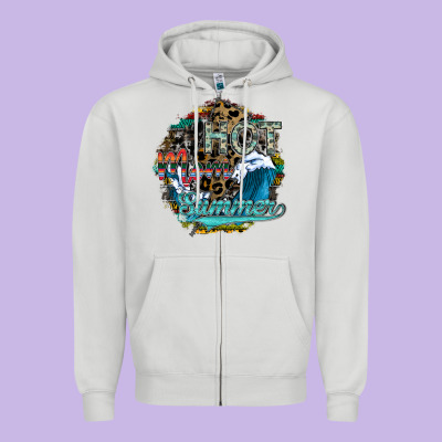 Hot Mom Summer Zipper Hoodie Designed By Sublimationcraftshop