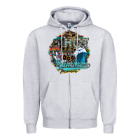 Heather Grey hot mom summer Zipper Hoodie - SublimationCraftShop