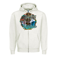 Oatmeal Heather hot mom summer Zipper Hoodie - SublimationCraftShop
