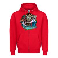 Red hot mom summer Zipper Hoodie - SublimationCraftShop