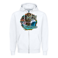 White hot mom summer Zipper Hoodie - SublimationCraftShop