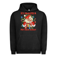 Pigment Black its abuelita and pan dulce season mexican santa Urban Hoodie - MaliasSmallBusiness