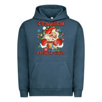 Pigment Midnight Navy its abuelita and pan dulce season mexican santa Urban Hoodie - MaliasSmallBusiness