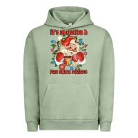 Pigment Oil Green its abuelita and pan dulce season mexican santa Urban Hoodie - MaliasSmallBusiness