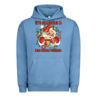 Pigment Pebble Blue its abuelita and pan dulce season mexican santa Urban Hoodie - MaliasSmallBusiness