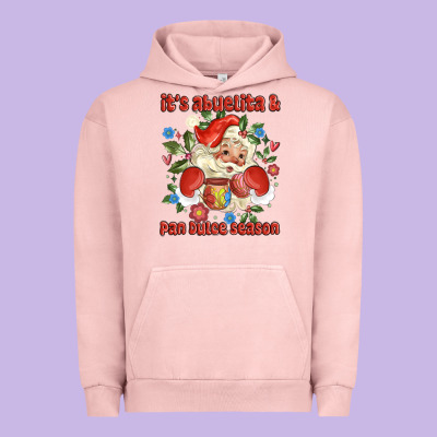 Its Abuelita And Pan Dulce Season Mexican Santa Urban Hoodie Designed By Maliassmallbusiness