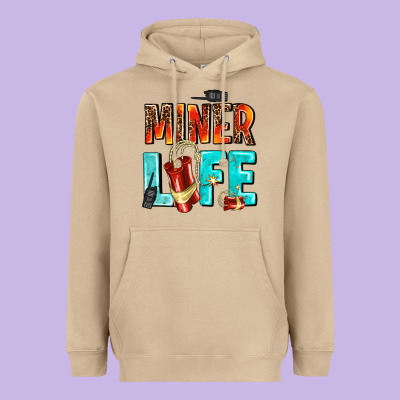Miner Life Heavyweight Hoodie Designed By Adodesignshop