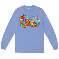Colony Blue firefighter coffee cups Long Sleeve Tee - AdoDesignShop