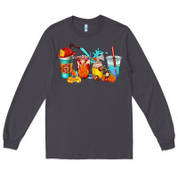 Smoke firefighter coffee cups Long Sleeve Tee - AdoDesignShop
