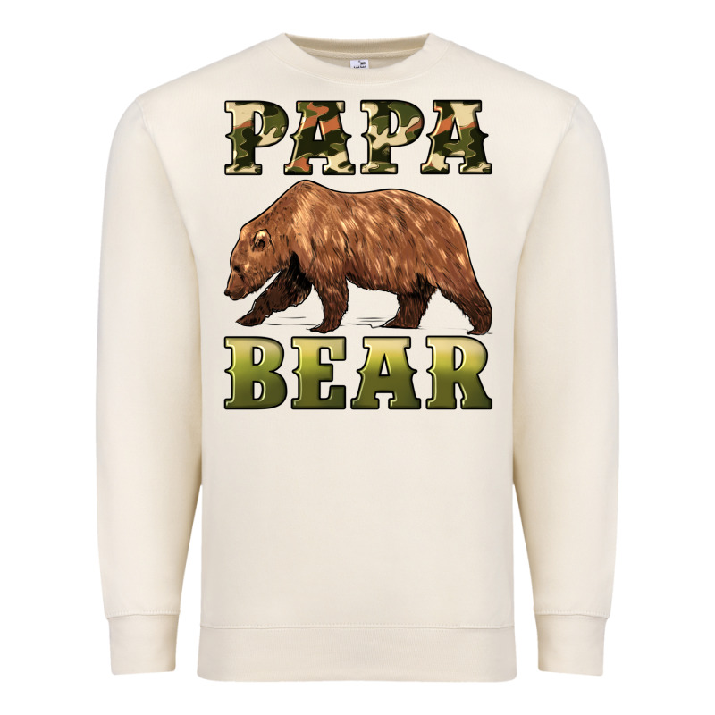 Papa Bear Premium Sweatshirt by Artiststas | Teevron
