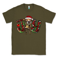 Army Green christmas joy with heifer Classic Tee - RanaPortraitStore