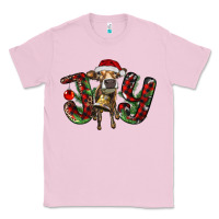 Bubblegum Pink christmas joy with heifer Classic Tee - RanaPortraitStore