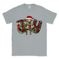 Heather Grey christmas joy with heifer Classic Tee - RanaPortraitStore