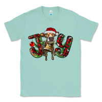 Seafoam christmas joy with heifer Classic Tee - RanaPortraitStore
